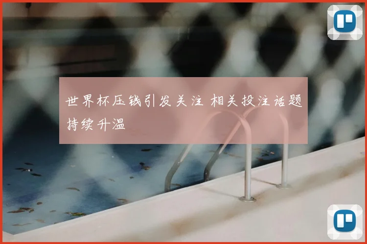世界杯压钱引发关注 相关投注话题持续升温